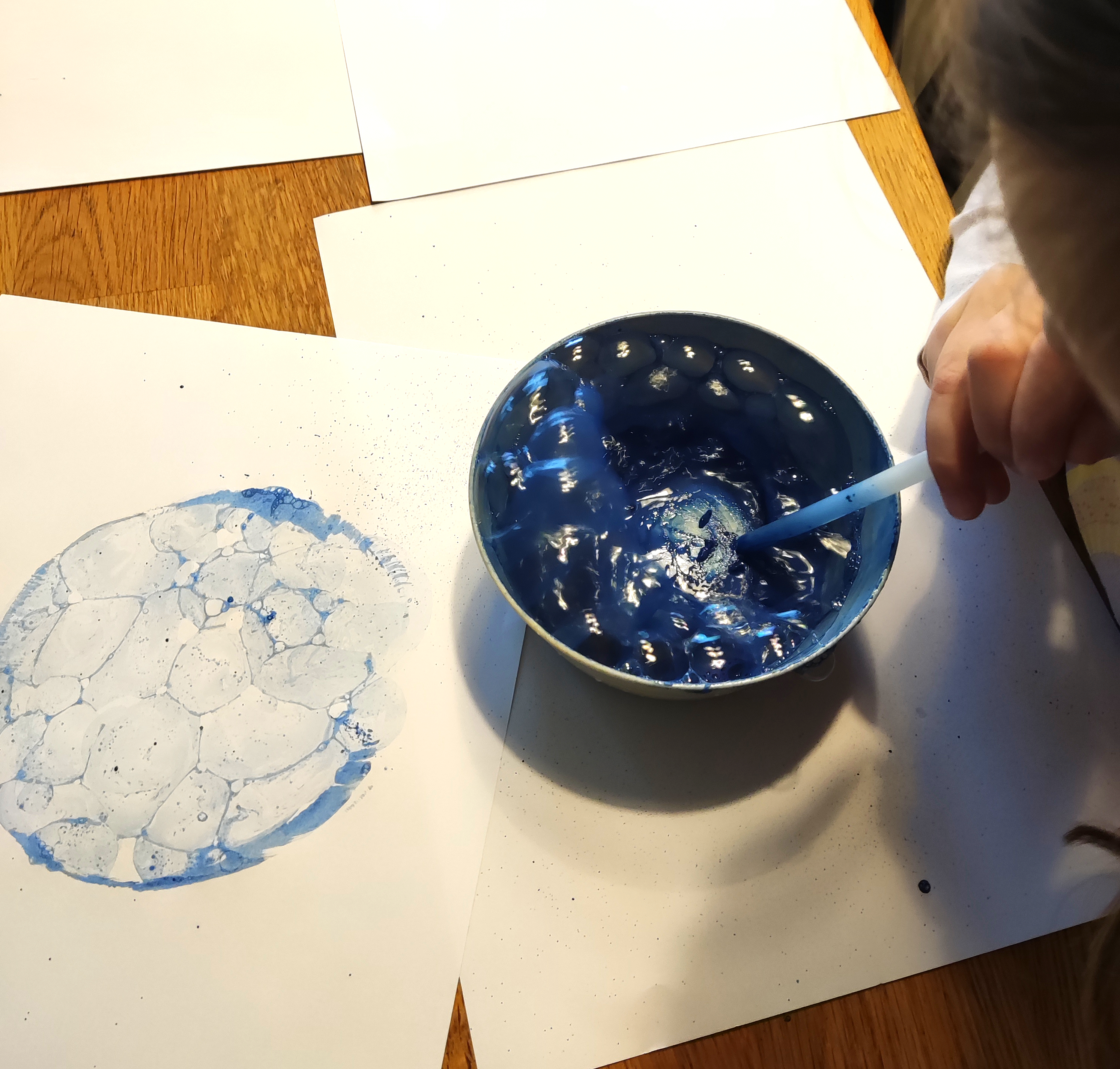 Piešimas muilo burbulais